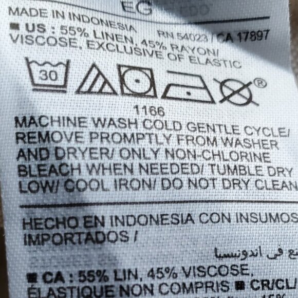 Fit & Flare Sleeveless Linen-Blend Midi Dress Color: Flax Linen XL - Picture 9 of 14